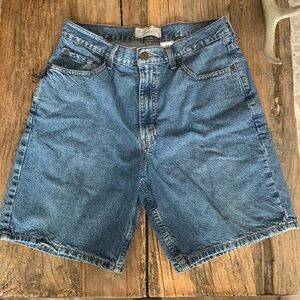 Signature by Levi Strauss Mid Wash Blue Jean Shorts